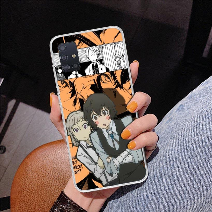 Bungo Stray Dogs Manga Phone Case For Samsung Galaxy A52 A32 A22 A12 A51 A31 A50S A30S A20S A10S Note 20 Ultra 10 Plus S10 A72 A
