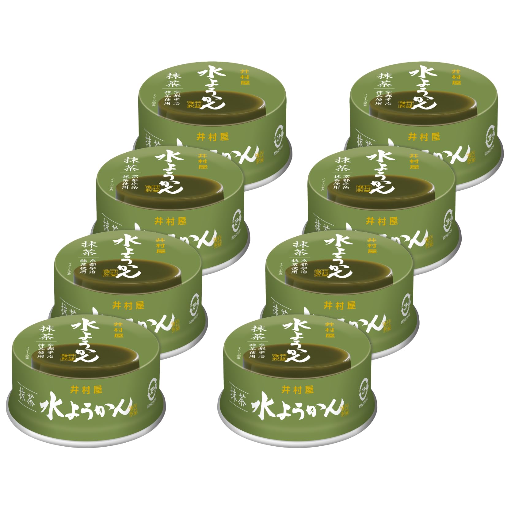 

Imuraya Canned Mizuyokan Matcha can opener at room 83g x 8 pieces [No required] [Store temperature] [Uji Matcha] [Yokan]