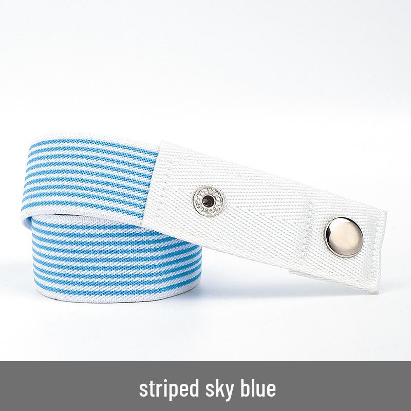 Lazy Unisex Elastic Belt: No-Tie, Seamless, Invisible Canvas Belt for Jeans