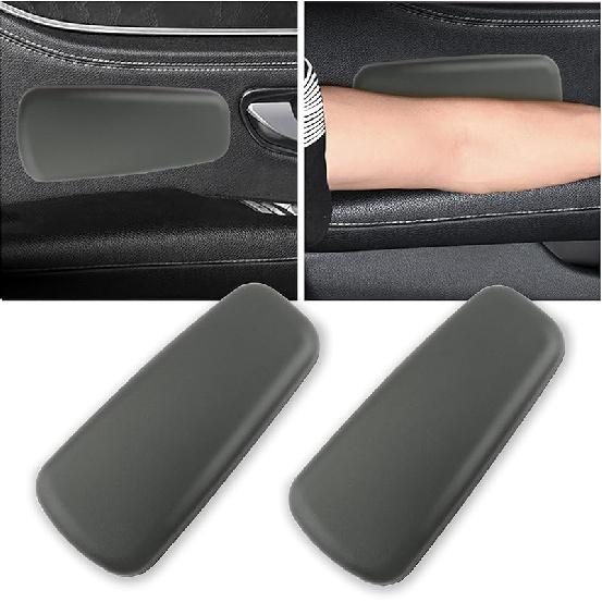 OFBAND 2PCS Elbow Pad Arm Rest For Car,Soft Leather Arm Rest Pillow With One-Piece Molding For Comfortable Support,Universal Car Accessories Car Knee