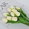 10 Stück Tulpen, künstliche Blumen, Hochzeitsblumenstrauß, Fotorequisiten, Heim- und Wohnzimmerdekoration, PU-Kunstblumen