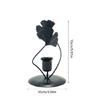 Wrought Iron Pillar Candle Holder Candlestick Metal Candle Holder Candelabrate