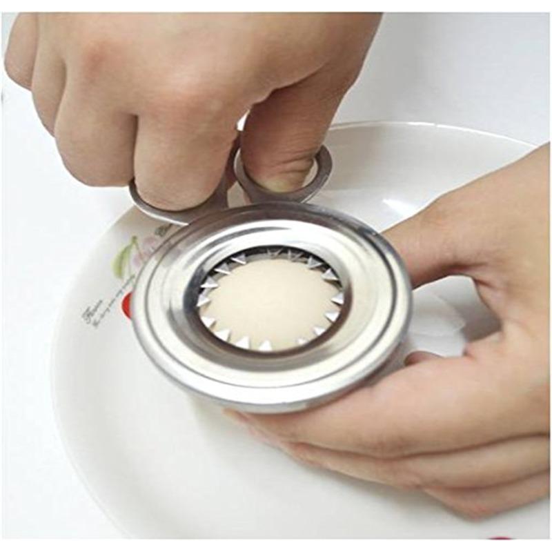 Boiled Egg Cutter Eggs Scissor Kitchen Tools Stainless Steel Egg Cutter Boiled Eggs Shell Scissor Peeling Kitchen Accessories