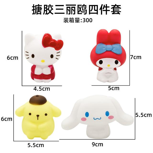 

Милый мультяшный персонаж Sanrio My Melody Kuromi Hello Kitty Серия десертов Заметки Настольные украшения Кукольные фигурки Праздничные подарки