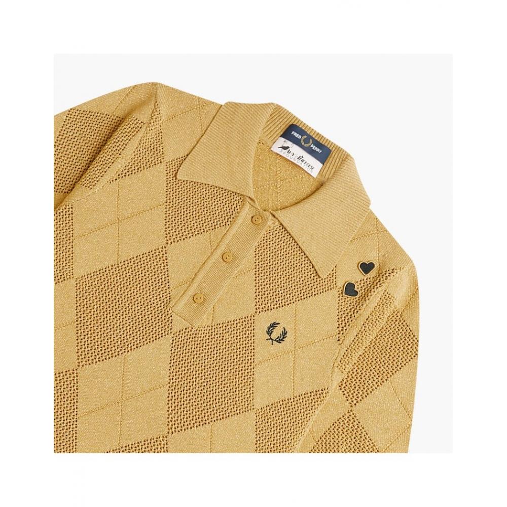 Fred Perry Argyle Knit Shirt  926  Afpf2417106 926