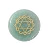 20mm Seven-Color Chakra Gemstone Agate Discs for Creative Decoration