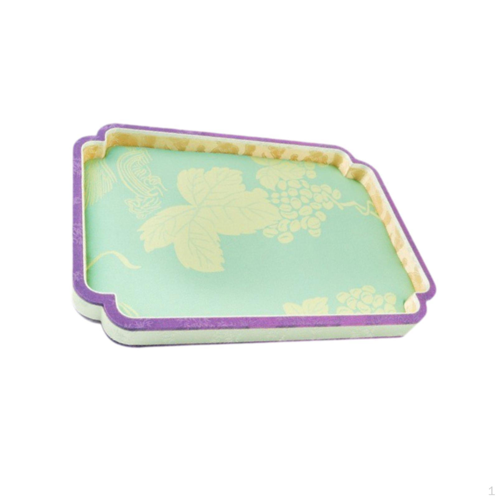 

Держатель для подноса для ювелирных изделий, настольный органайзер для хранения браслетов на плоской поверхности зелёный