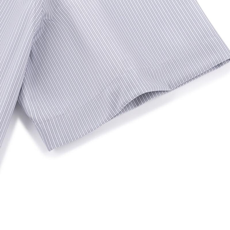 SEVEN Men's Silk Blend Striped Short Sleeve Knit Shirt