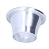 2.6in Cold Air Intake Turbo Horn Velocity Stack Adapter CNC Aluminum Car Modification Part Silver