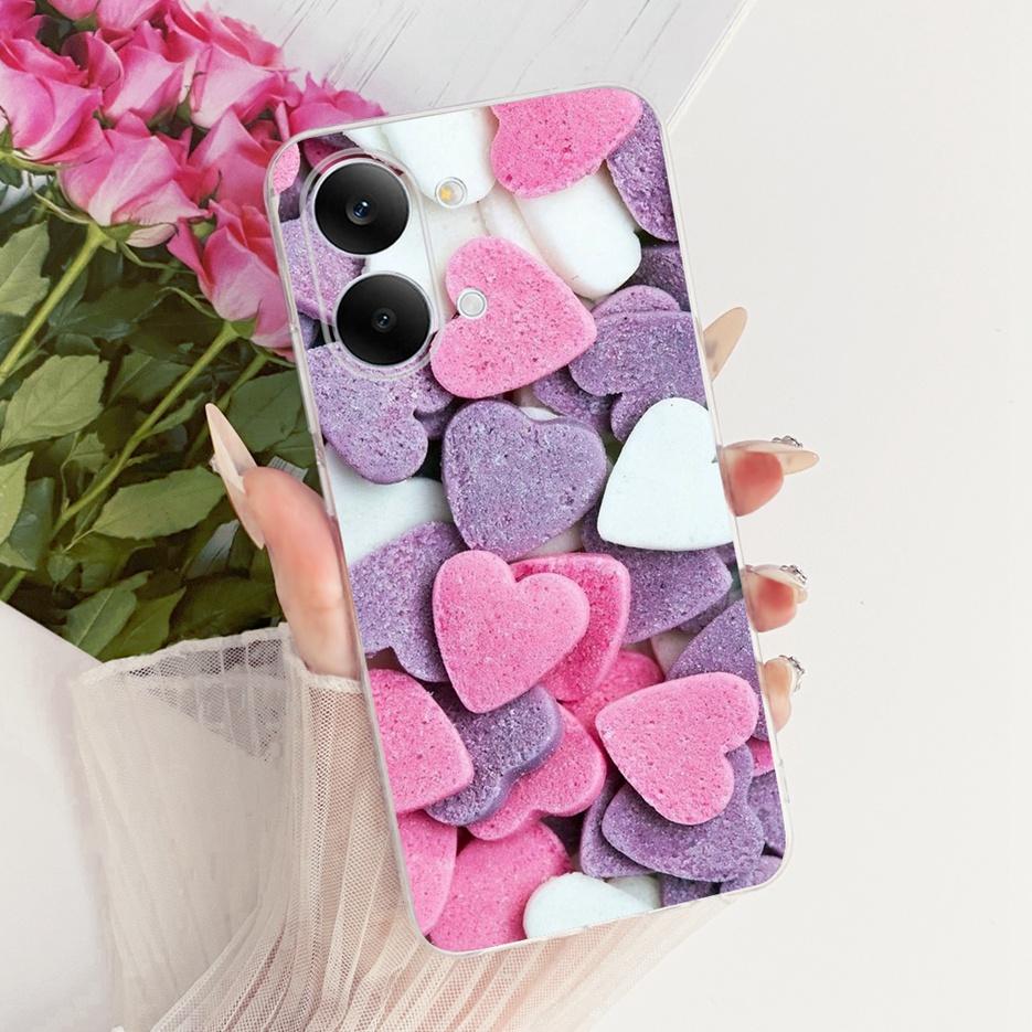 For Xiaomi Redmi Turbo 5 Max Case Cute Cat Flowers Painted Cover Soft Slim Phone Case For Xiaomi Redmi Turbo 5 Turbo5 Max Fundas