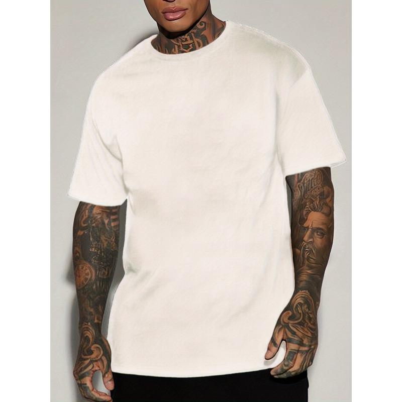 Summer Men'S Fashion Patterned Short-Sleeve T-Shirt,Suitable for Outdoor Activities,Cool, Casual
