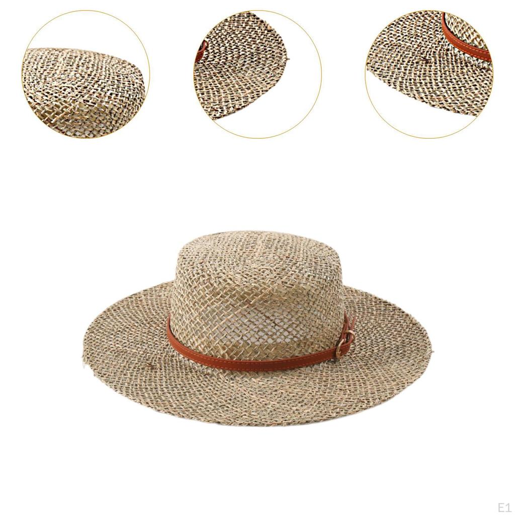 Elegant Seagrass Sun Hat for Women And Outdoor Adventures