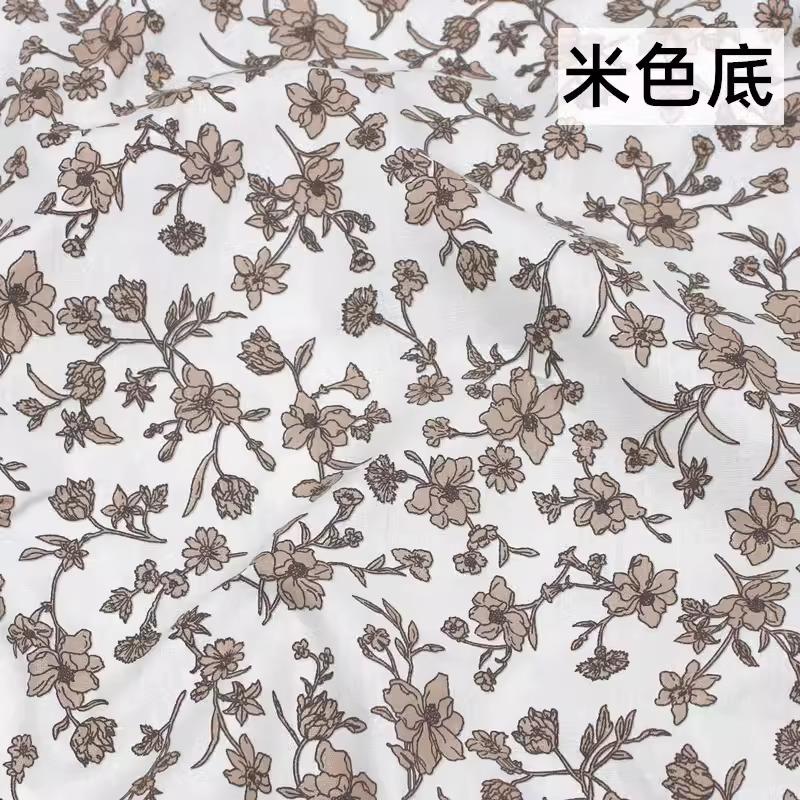 145cm X 50cm New Floral Cute Twill Cotton Fabric Children's Clothing Apparel Fabric Handmade Diy Cloth Tela Algodon Por Metro