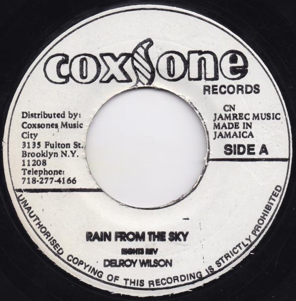 7inch Record DELROY WILSON / LARRY MARSHALL & TH - Rain From The Sky / Together Now NONE Coxsone Records Jamaica Reggae, Ska & Dub Used