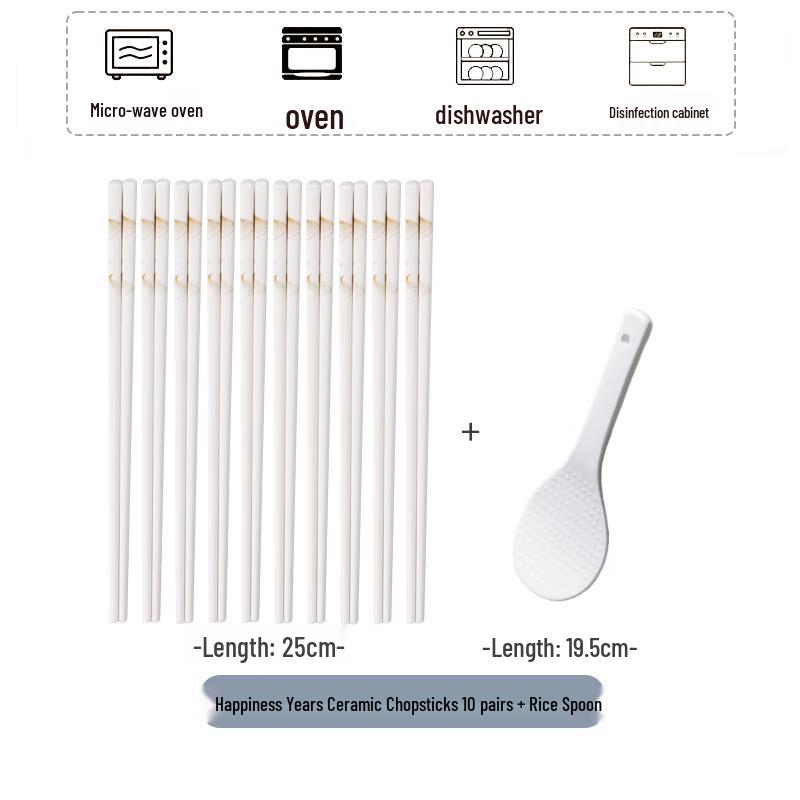 Haoya Ceramic Chopsticks Set