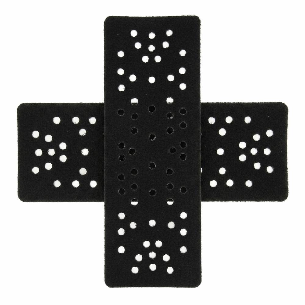 2PCS 70x198mm Size Hook And Loop Sponge Rectangular Interface Pad For Electric Grinder