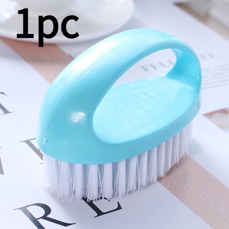 1pc Multifunctional Cleaning Brush, Colorful Egg-Shaped Household Brush, Suitable for Washing Clothes And Shoes