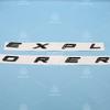 3D Gloss Black Front Hood Letters For Explorer Sport Emblems -2024 Modified