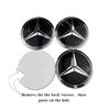 WVQ5   75mm Car Decals Wheel Hub Sticker for Mercedes Benz W176 W166 W163 W203 W204 W205 W210 W212 W221 Auto Rim Center Logo Decoration