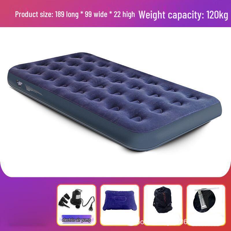 

OEING Outdoor Inflatable Camping Mattress with Electric Pump Standard Single