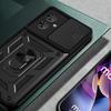 Armored Case for Motorola Moto G54 5G, CamShield Slide, Black
