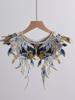 Women's Spring Summer Vintage Embroidery Pashmina Female  Shawl Cloak Pearl Collar R657