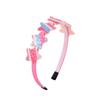 Children'S Candy Color Love Green Onion Powder Headband Cute Princess Gradual Change Rainbow Color Headband Hair Accessories 2544