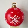 Giant Inflatable Christmas Decorated Ball - Inflatable Yard Decorations with Cute Pattern,  Durable and Reusable, Christmas Yard Decorations,
