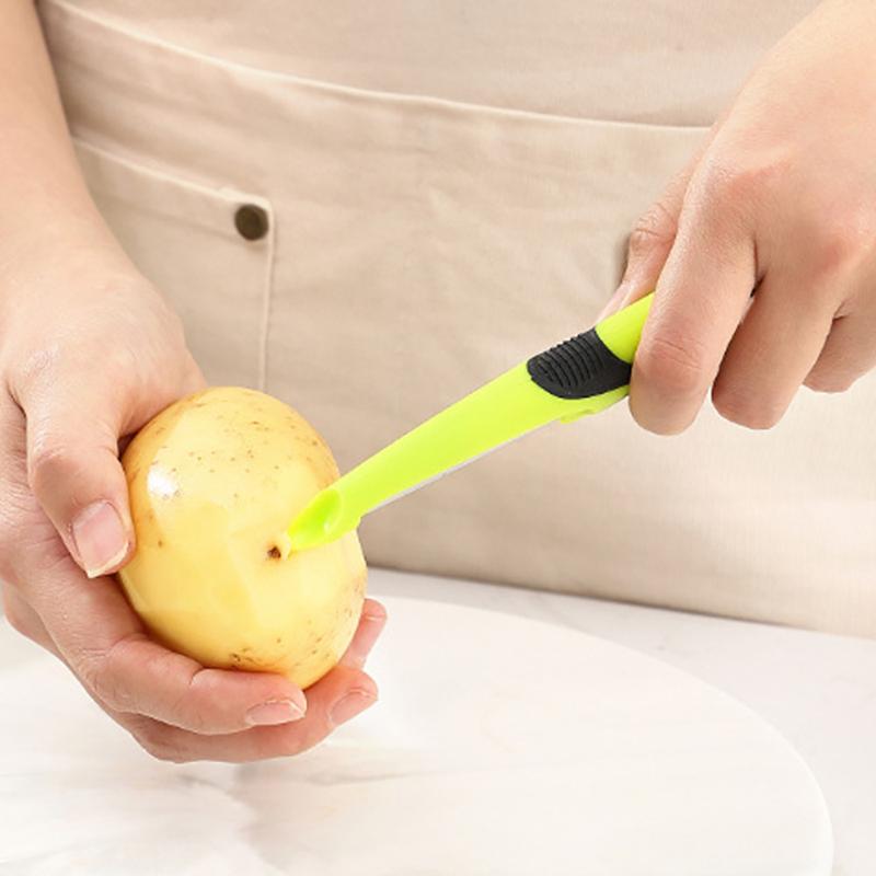 Multifunctional Vegetable and Fruit Peeler Kitchen Stainless Steel Manual Quick Peeler Kitchen Vegetable Processing Tool