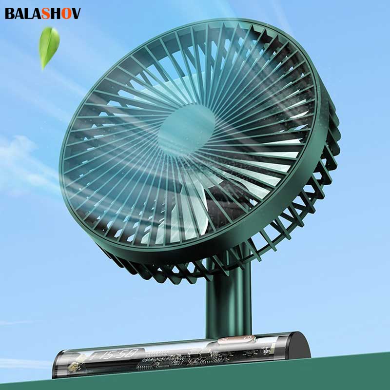 

Electric Small USB Charging,Super Quiet Mini Table Fan Rotatable Head for Home Office Bedroom белый