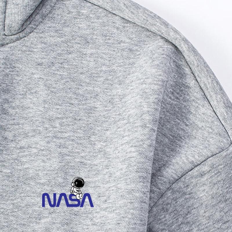 NASA MARVEL Men's Stand Collar Casual Sweatshirt