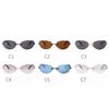 Fashion Y2K Oval Sunglasses for Women Men Brand Design Futurist Frameless Sun Glasses Cycling Sports Glasses  S8765