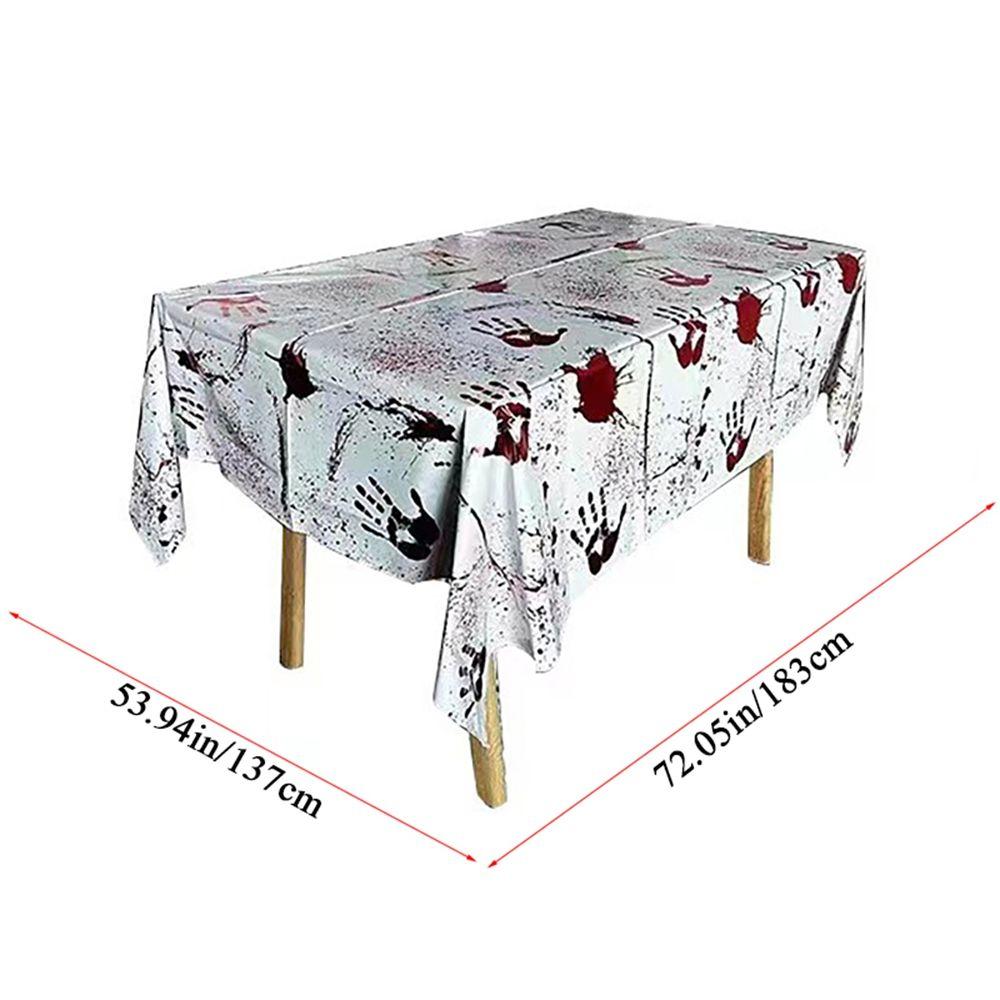 Ghost Festival Table Cover Blood Party Decoration Table Accessories Tablecloths Halloween Supplies