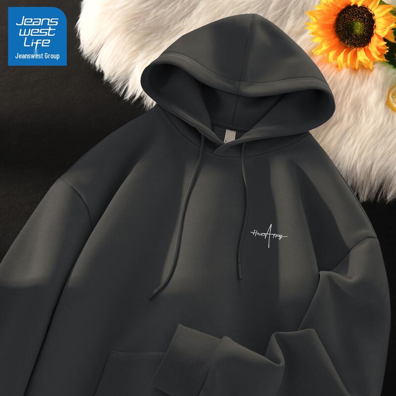 JEANSWEST LIFE Herren Kapuzenpullover mit lockerer Passform und langen Ärmeln