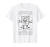 SpongeBob Da Vinci Bob Sketch Poster T-Shirt
