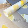 Xinuo Drawer Liner Paper Waterproof Oil-Proof Non-Adhesive Moisture-Proof Cabinet Shelf Liner Lemon Pattern 0.6x5m for Wardrobe Kitchen Cupboard