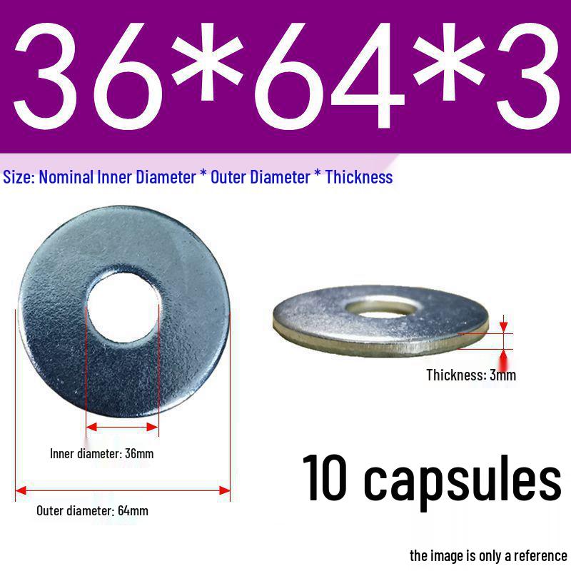 Galvanized Oversized Metal Washers M3-M60