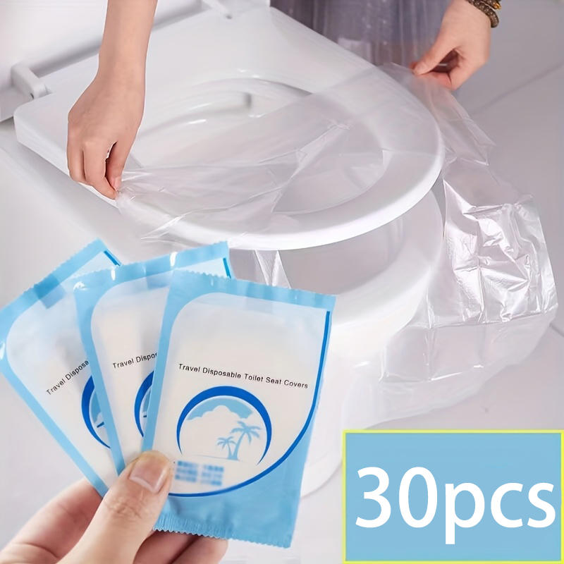 30/50 STÜCK Reise Einweg Toilettensitzbezug Wasserdicht Rutschfest Badezimmer Sitzschoner Matte Reise Essentielles Zubehör