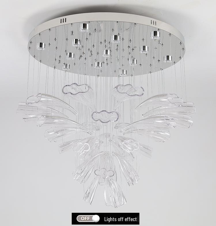 Luxury Crystal Ring Pendant Light for Living Room and Dining Spaces