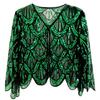 Bead Sequins Detailed Shawl Scarf for Special Occasion Unique Sequined Accessory for Trendy Outfits