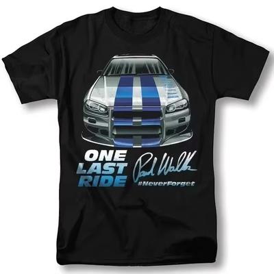 2026 Fast and Furious Shirt Movie Paul Walker Classic T-Shirt Brand Printed T-Shirt Unisex's Women Summer Casual Y2K Top Harajuku