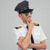 Doplňky ke kostýmu šoféra Černý klobouk Falešný vousy Sluneční brýle Rukavice Kravata pro kostýmy řidičů limuzín a taxi Párty