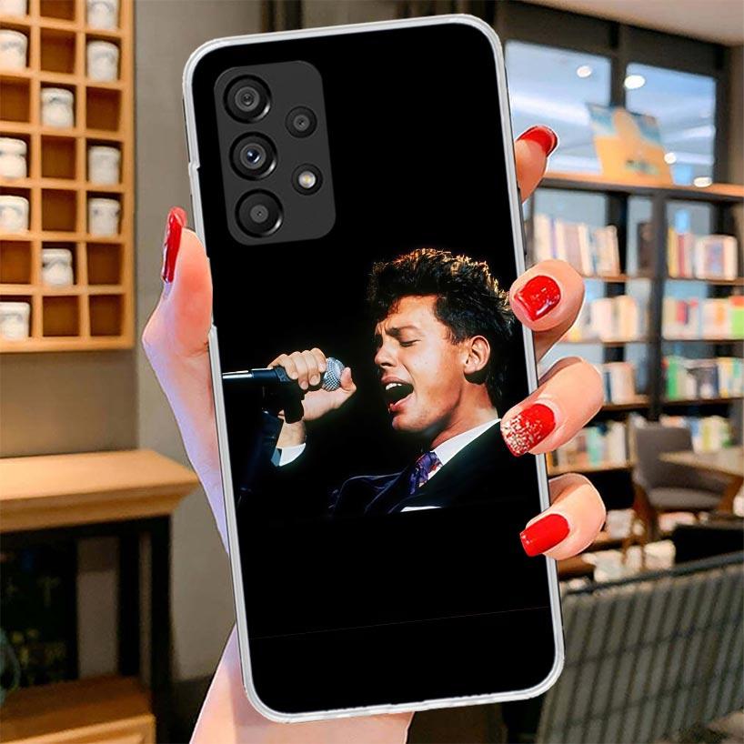 L-Luis M-Miguel Singer Phone Case For Samsung Galaxy A12 A22 A32 A52 A72 A02S Phone Case Note 20 Ultra 10 S10 Plus A51 A71 A50S