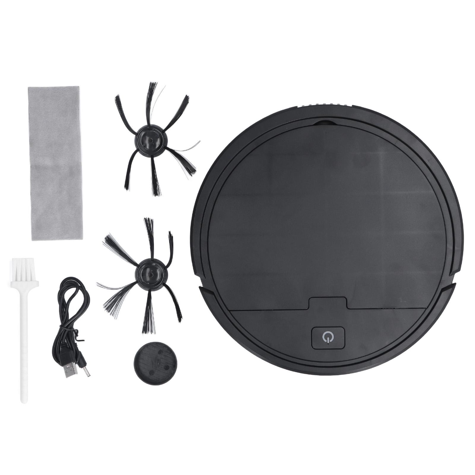 

Мини-пылесос 3 в 1 с зарядкой через USB для дома, всасывающий и моющий пылесос, интеллектуальная подметальная машина White чёрный