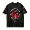 Strange Heartbeat Graphic Tee Vintage Dark Style Streetwear Top Pure Cotton T-shirt
