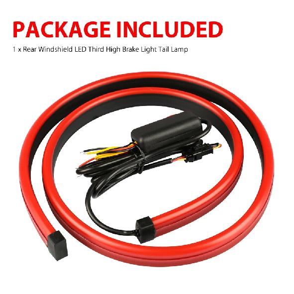 40 Inch Car Led Rear 3rd Stop Brake Strip Light Signal Lamp Driving Warning Turn