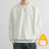 Double-sided German Velvet Base Shirt Men's Autumn and Winter Solid Color Large Size Sweatshirt Mid-collar