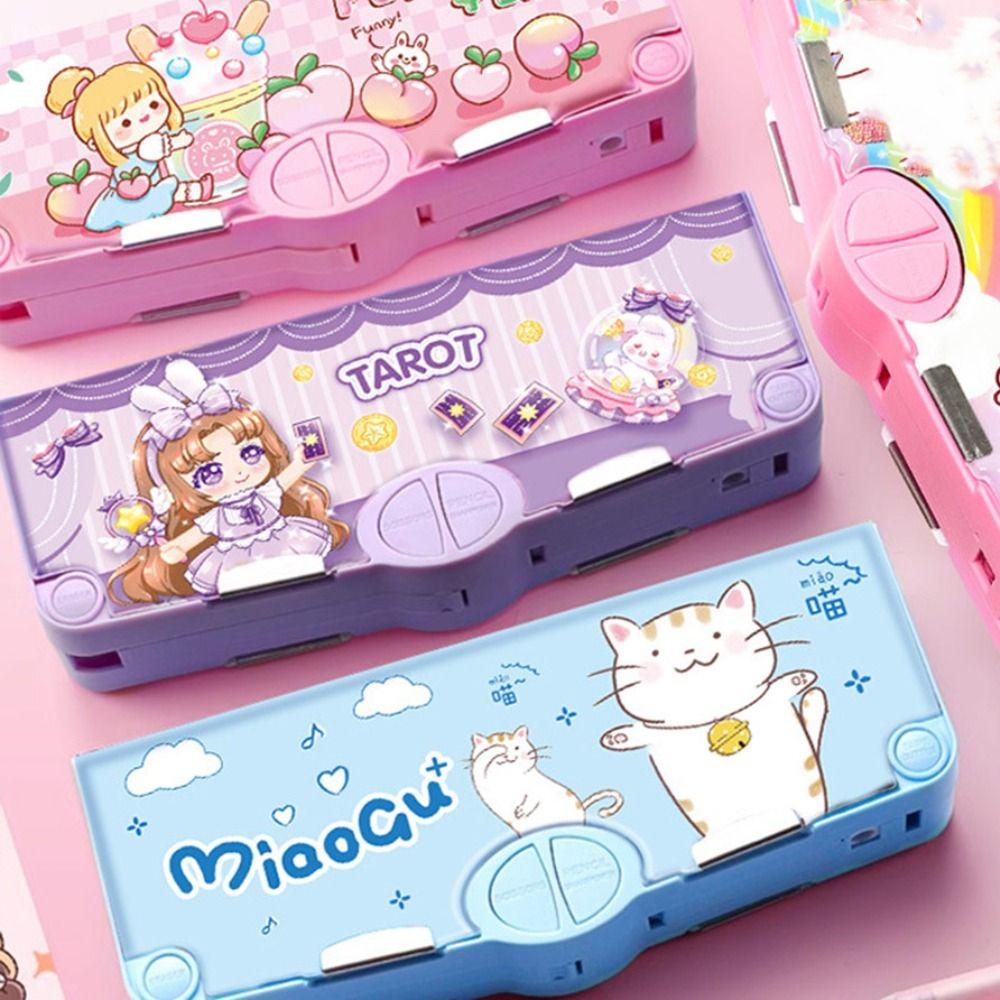 

Многофункциональный пенал с точилкой Пенал Детский Пенал для хранения карандашей Студенческий фиолетовый