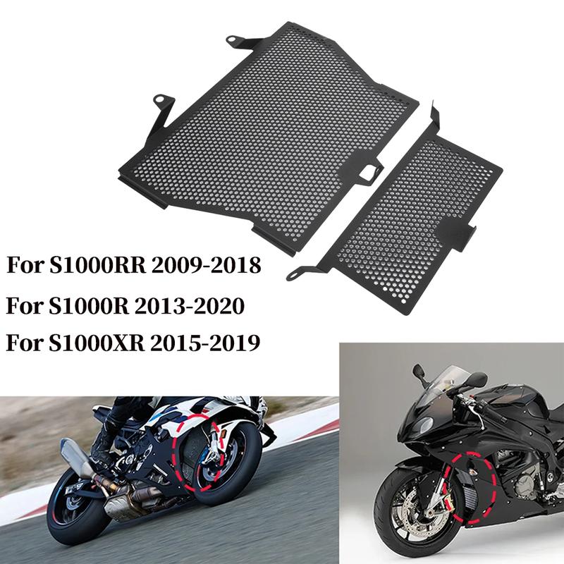 For BMW S1000R S1000XR S1000RR 2009-2018 Series Motorcycle Radiator Guard Protector Oil Cooler Grille Cover S1000 R RR XR Parts