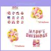 Set di Palloncini Decorazioni Colorate per Festa di Compleanno di Kirby per Adulti e Bambini